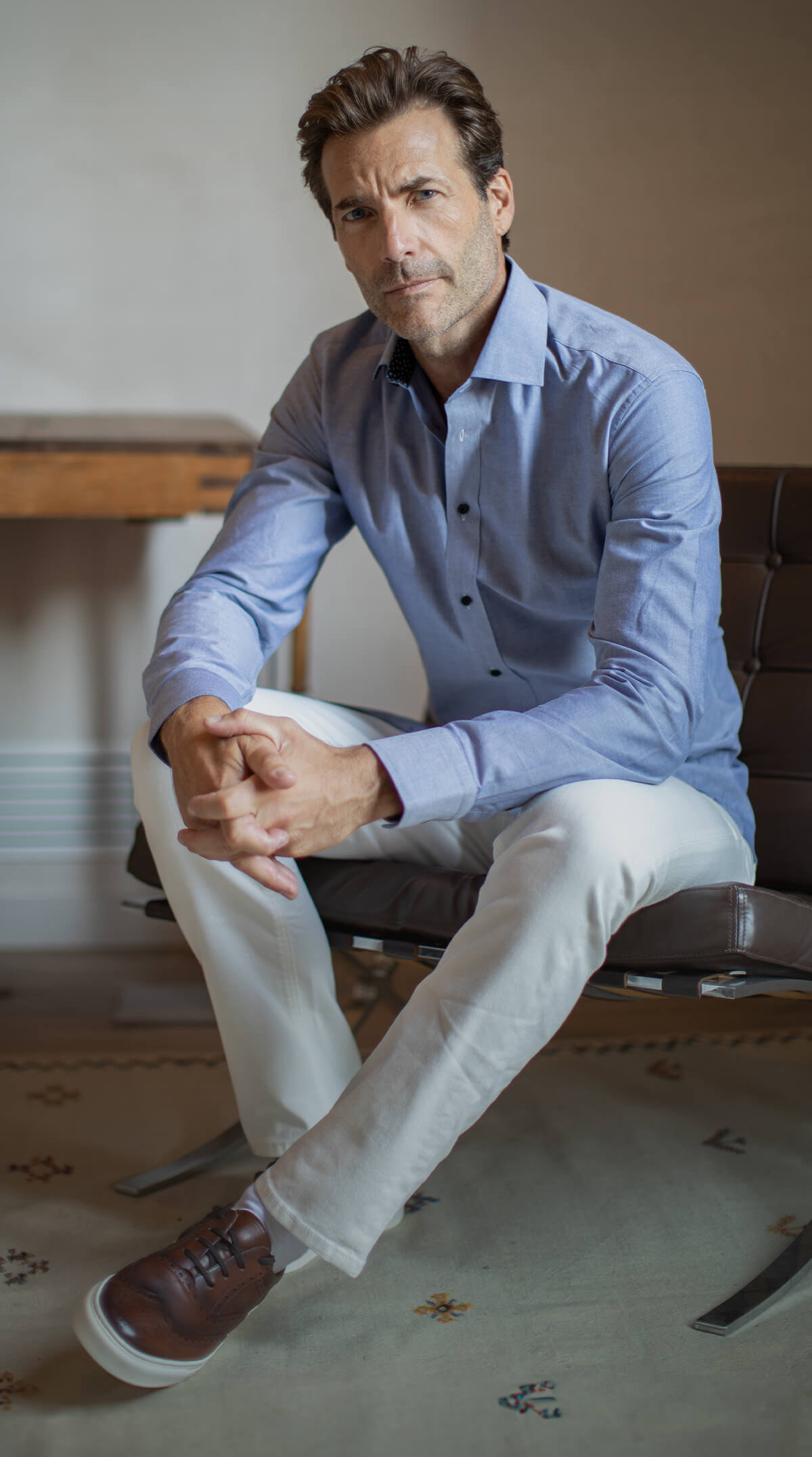 Camisa a medida de Andrés Vargas Sastrería
