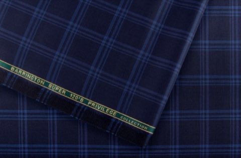 Tela 542137 - 270 de Barrington, casimir azul